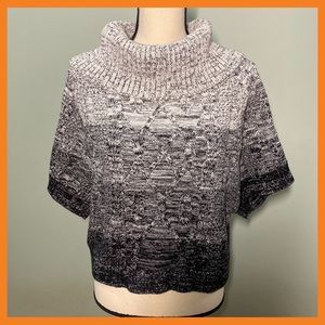 White House Black Market Marled Ombré Cowl Sweater